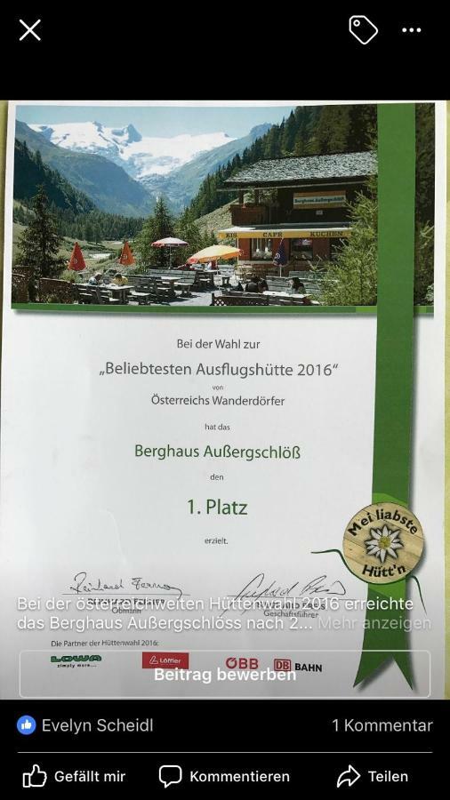 Berghaus Aussergschloess Matrei in Osttirol Zewnętrze zdjęcie